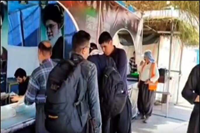 فیلم | حال و هوای بازگشت زوار کربلا از مرز باشماق