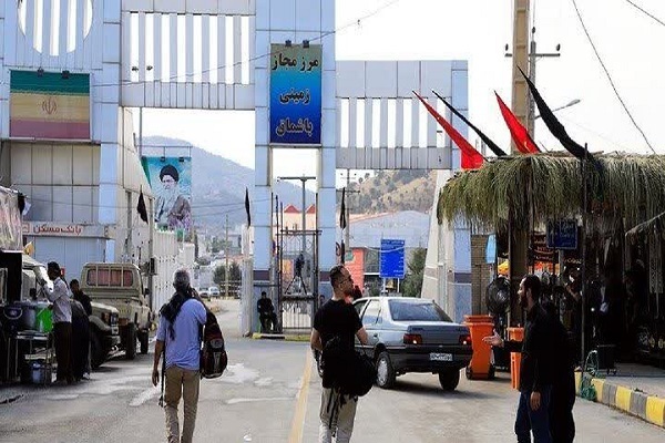 تردد زوار اربعین از مرز باشماق مریوان