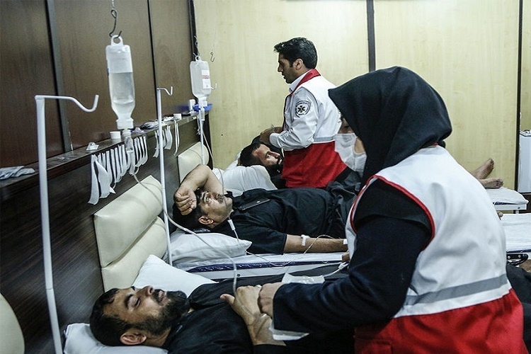 خدمت رسانی هلال احمر