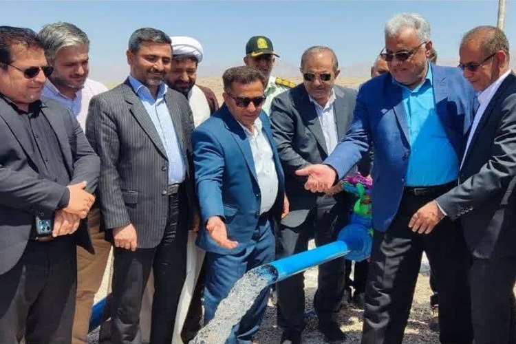 افتتاح طرح آبرسانی، نی ریز