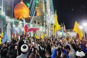 مردم ولایتمدار قم در حرم بانوی کرامت تجمع کردند