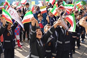 نواختن زنگ «آغاز نصرالله» در مدارس گیلان