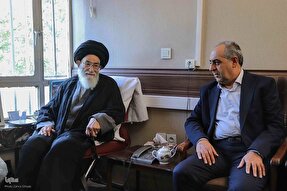 فیلم | دیدار استاندار آذربایجان شرقی با پدر شهید آل‌هاشم