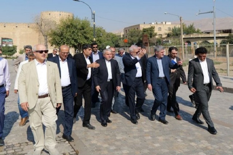 بازدید وزیر میراث فرهنگی از محور زندیه، شیراز