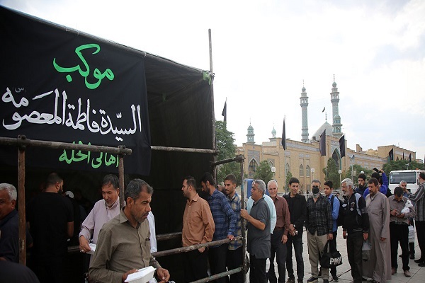 موکب رحلت بانوی کرامت