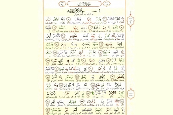 سوره انشقاق
