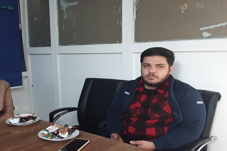 محمد ترک مسئول اتحادیه انجمن اسلامی دانش آموزان شهرستان همدان