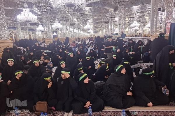 آئین بزرگداشت اربعین سیدالشهدای مقاومت در حرم مطهر رضوی برگزار شد