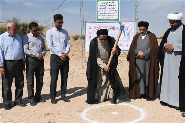 کلنگ زنی مسجد بین راهی، محور فراشبند به عسلویه