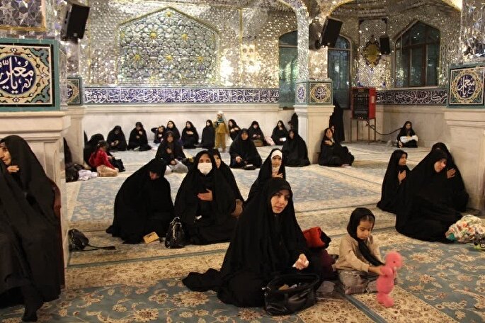 برپایی مراسم عزاداری دهه اول فاطمیه در بجنورد