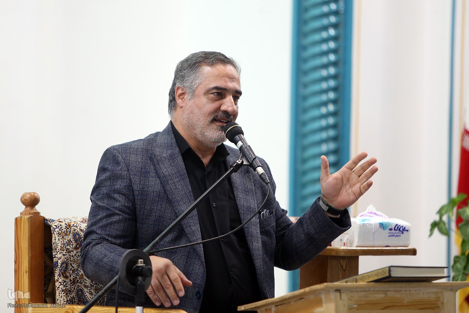 حضور پرشور قاریان پیشکسوت و جوان در جشن ختم قرآن علی اکبر ملشکاهی + عکس