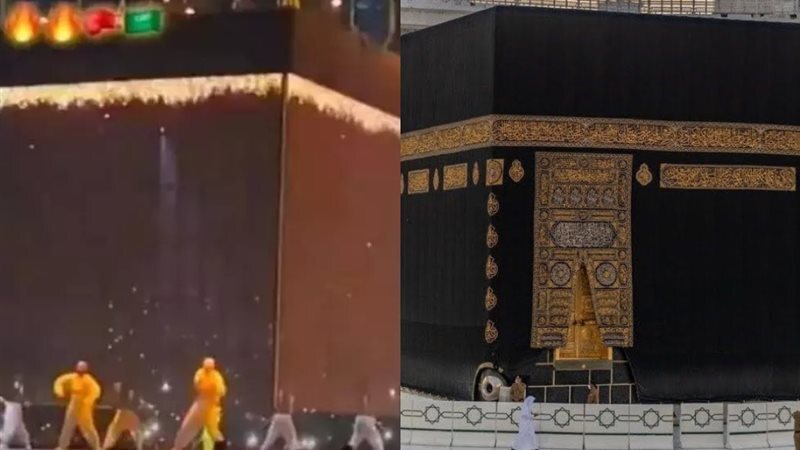 انتقادات شدید به وهن کعبه در جشنواره فصل ریاض + فیلم