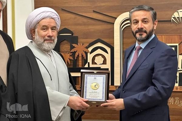 علی عباسی و  وزیر آموزش عالی و تحقیقات علمی جمهوری عراق