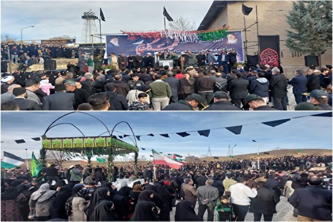 تدفین شهید گمنام در دانشگاه شهید میرشاکی الیگودرز + فیلم