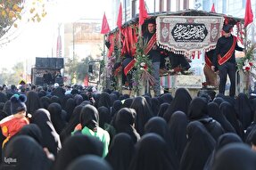 مراسم تشییع ۶ شهید گمنام در سمنان