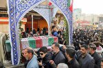 عکس | تشییع پیکر 14 شهید گمنام در اهواز