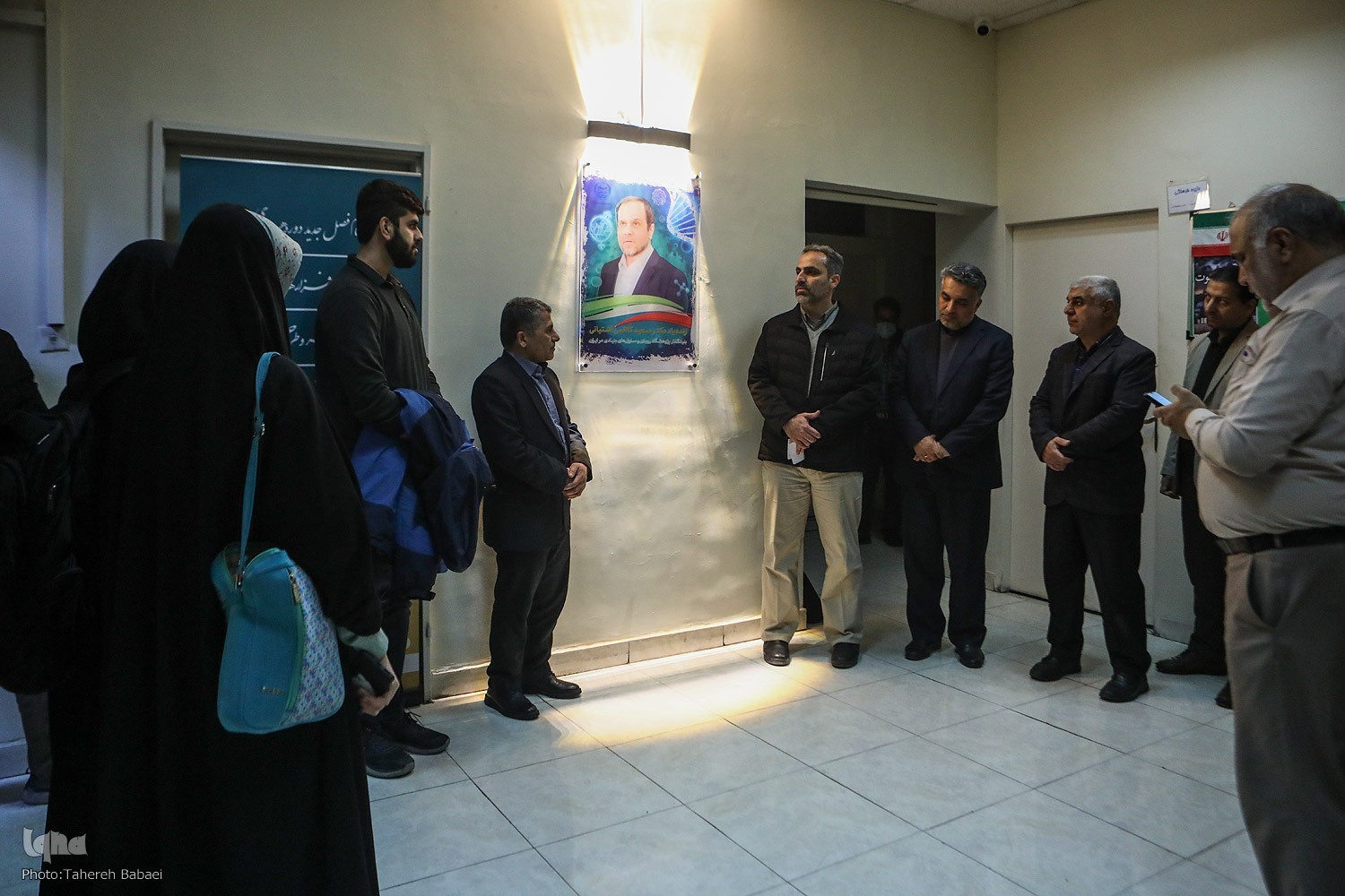 رونمایی از تابلو زنده یاد کاظمی آشتیانی در دانشگاه امیرکبیر