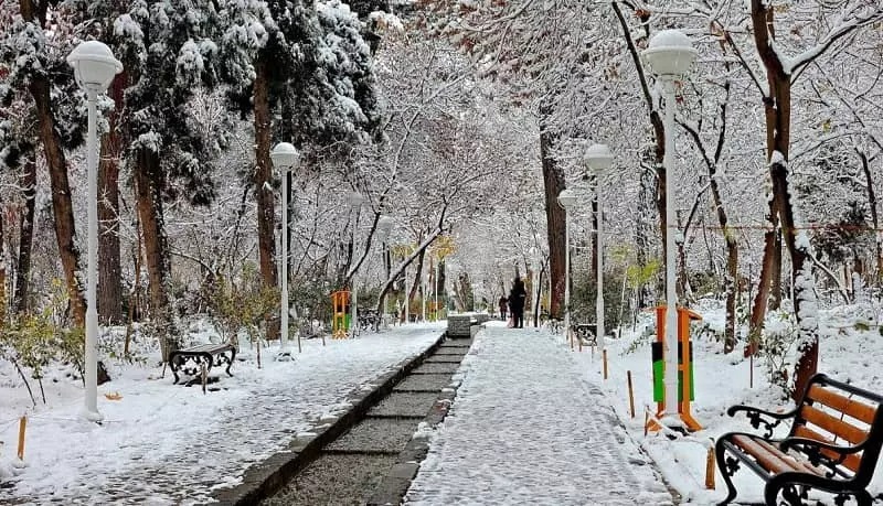 حال و هوای برفی مشهد در زمستان و حرم امام رضا(ع)