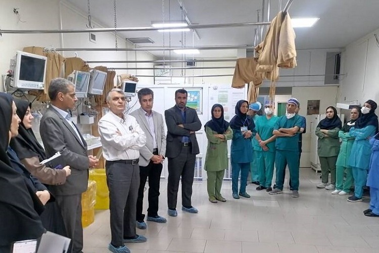 دیدار سرپرست معاونت درمان دانشگاه علوم پزشکی شیراز با بیمارستان خلیلی