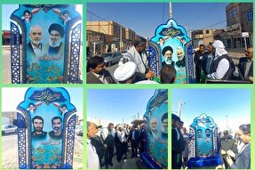 نصب ۴۰ تمثال از شهدا در زهک