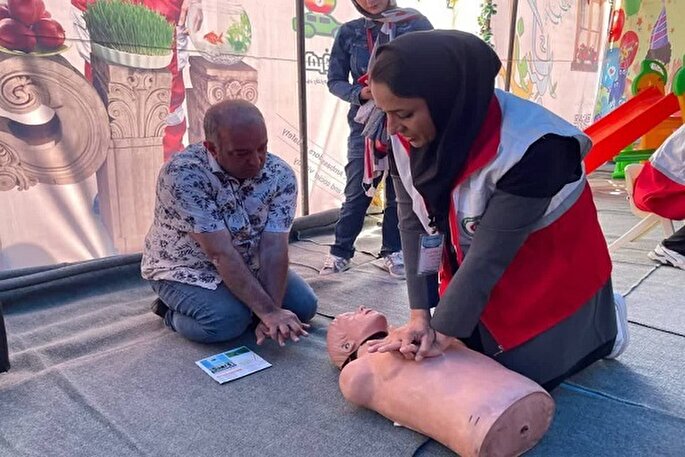 آموزش‌های هلال احمر؛ چراغ راه مسافران نوروزی