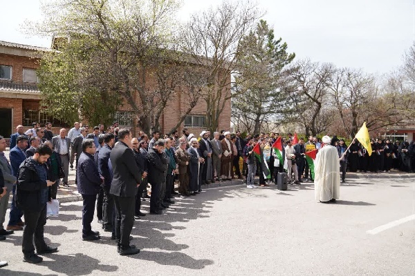 دانشگاهیان اردبیل فریاد مظلومیت مردم بی دفاع غزه را سر دادند