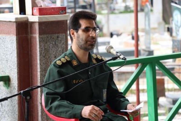 سرهنگ حسینی معاون هماهنگ کننده سپاه نینوا گلستان