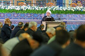 آیین ترتیل‌خوانی قرآن در مصلی امام(ره) تبریز برگزار شد + عکس