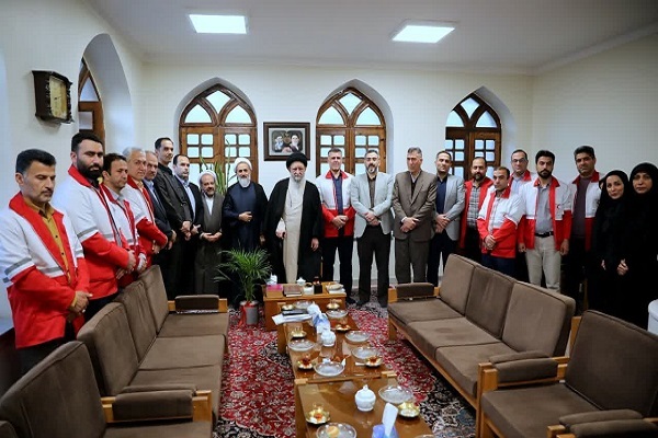آیت الله نورمفیدی در دیدار ا کارکنان جمعیت هلال احمر گلستان