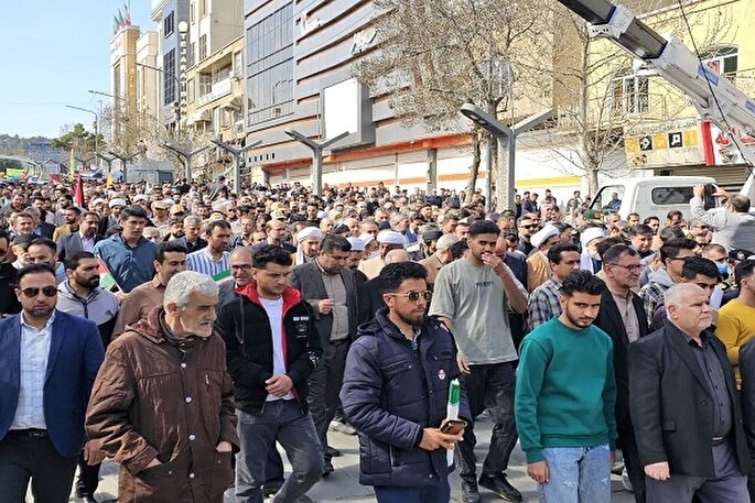 حمایت سرزمین مجاهدت‌های خاموش از مردم مظلوم فلسطین