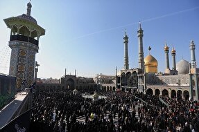 برپایی مراسم عزاداری سالروز شهادت امام هادی(ع) در حرم حضرت معصومه(س)