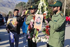 فیلم | تشییع پیکر مطهر شهید «مصطفی بیرانوند» در خرم‌آباد