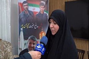 دیدار مسئولان قزوین با خانواده شهید مدافع امنیت + فیلم