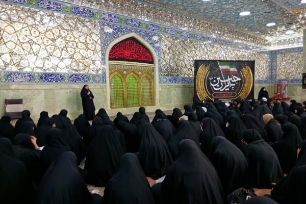 هیئت دخترانه معصومانه در حرم بانوی کرامت برپا می‌شود