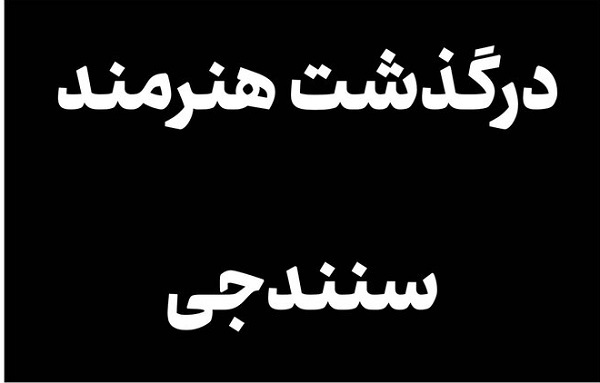 درگذشت هنرمند کردستانی