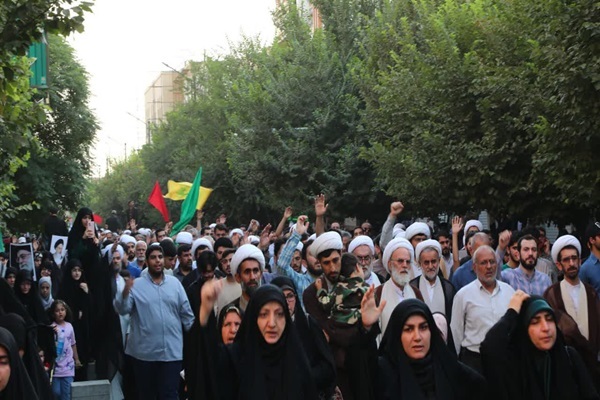 برپایی دسته عزاداری به‌مناسبت شهادت امام کاظم(ع) و گرامیداشت شهدا در قم