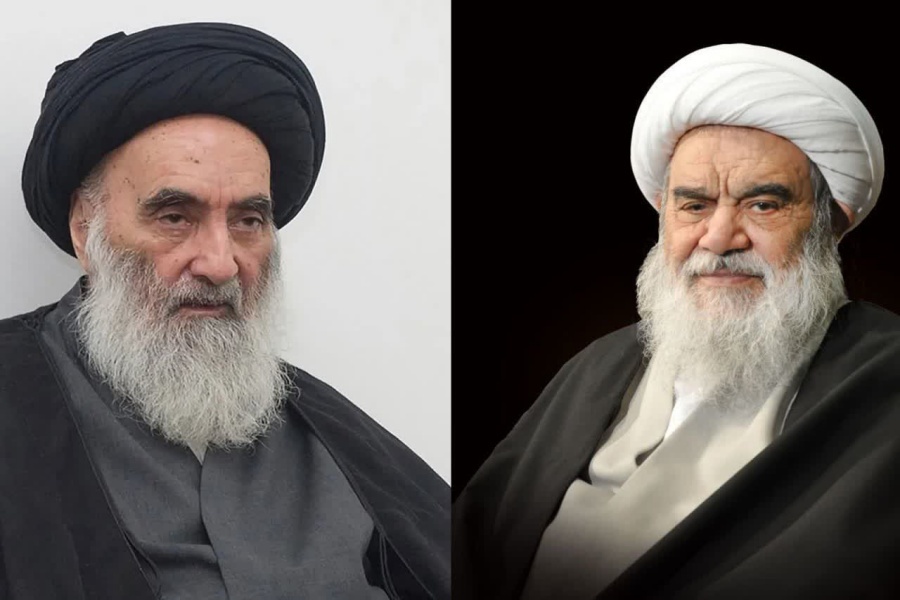 آیت‌الله مظاهری و آیت‌الله سیستانی