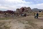 انجام فصل نخست کاوش باستان‌شناختی در محدوده صحن شمالی کاخ اردشیر فیروزآباد