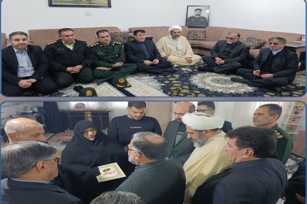 دیدار معاون استاندار لرستان با خانواده شهید در کوهدشت