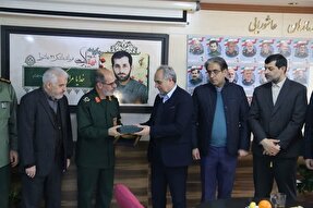 عکس | حضور استاندار آذربایجان شرقی در سپاه عاشورا