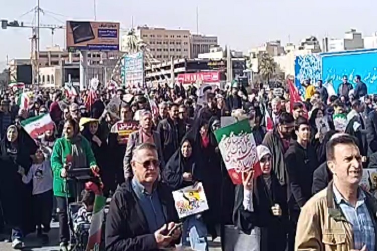 راهپیمایی 22 بهمن، شیراز