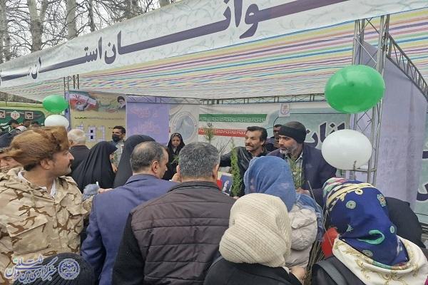 حماسه حضور جامعه ورزش و جوانان ساری در راهپیمایی باشکوه ۲۲ بهمن