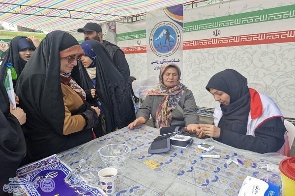 حماسه حضور جامعه ورزش و جوانان ساری در راهپیمایی باشکوه ۲۲ بهمن
