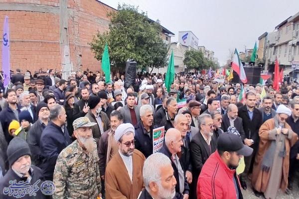 حماسه‌ای دیگر در گلوگاه؛ سرمای زمستان مغلوب گرمای دل‌های انقلابی شد