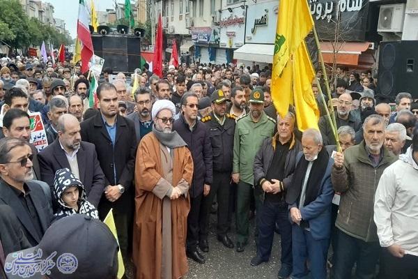 حماسه‌ای دیگر در گلوگاه؛ سرمای زمستان مغلوب گرمای دل‌های انقلابی شد