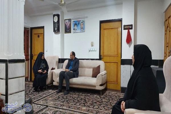 دیدار با خانواده شهید حبیب‌الله اسماعیلی در قالب «طرح سپاس»؛ تأکید بر تکریم عملی جامعه ایثارگری در نکا
