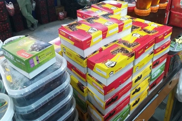 توزیع 10 تن خرما ویژه ماه مبارک رمضان در بازار لرستان