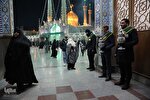 شب ولادت امام حسین(ع) در حرم کریمه اهل بیت(س)
