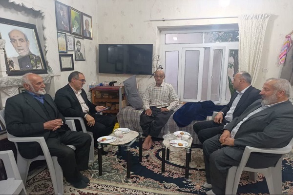عیادت مدیرکل بنیاد شهید مازندران از جانبازان سرافراز در ساری و قائم‎شهر