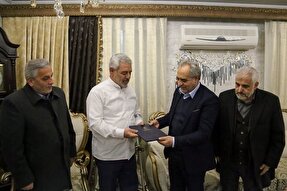 عکس | دیدار استاندار آذربایجان‌شرقی با جانبازان و خانواده‌های شهدا